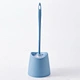 New TPR material covered hand long handle toilet brush with holder for bathroom